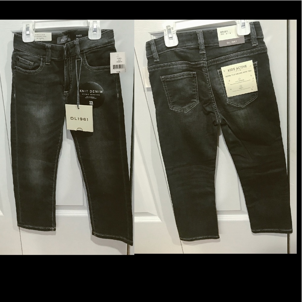 DL1961 Brady Slim Jeans Boys Size 5 Gray
